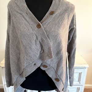 The north face button up sweater cardigan